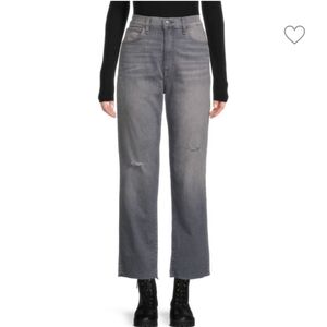 HUDSON Kass High Rise & Straight Fit Jeans in Sweet Escape